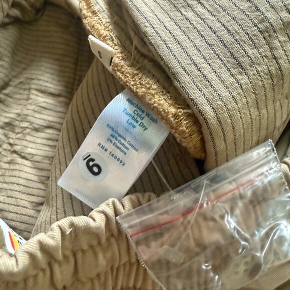 Marine Layer Mens Saturday Pant Athletic Fit Faded Khaki Small Cotton Blend - Picture 4 of 4